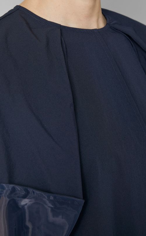 オーガンジースリーブブラウス