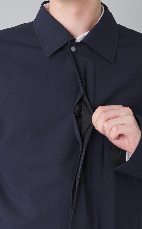 モーションウールバルカラーコート