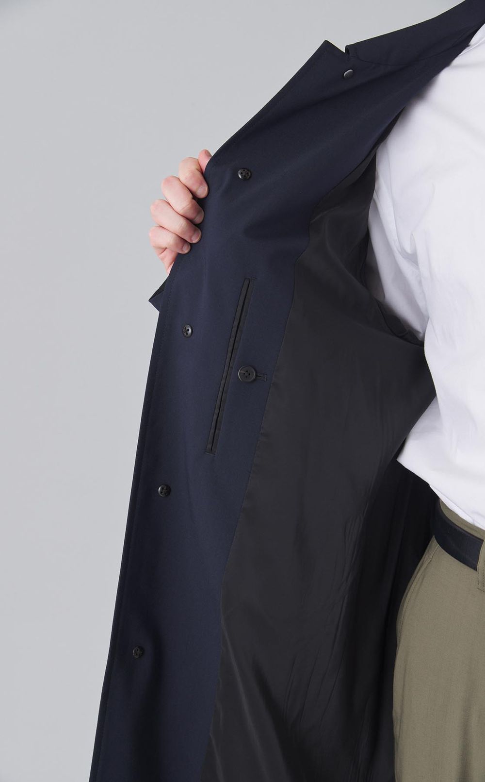 モーションウールバルカラーコート