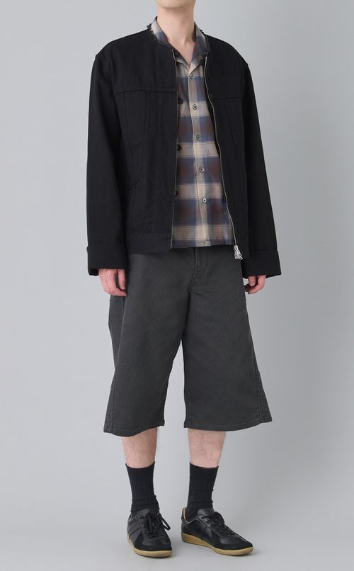 デニムリバーシブルブルゾン