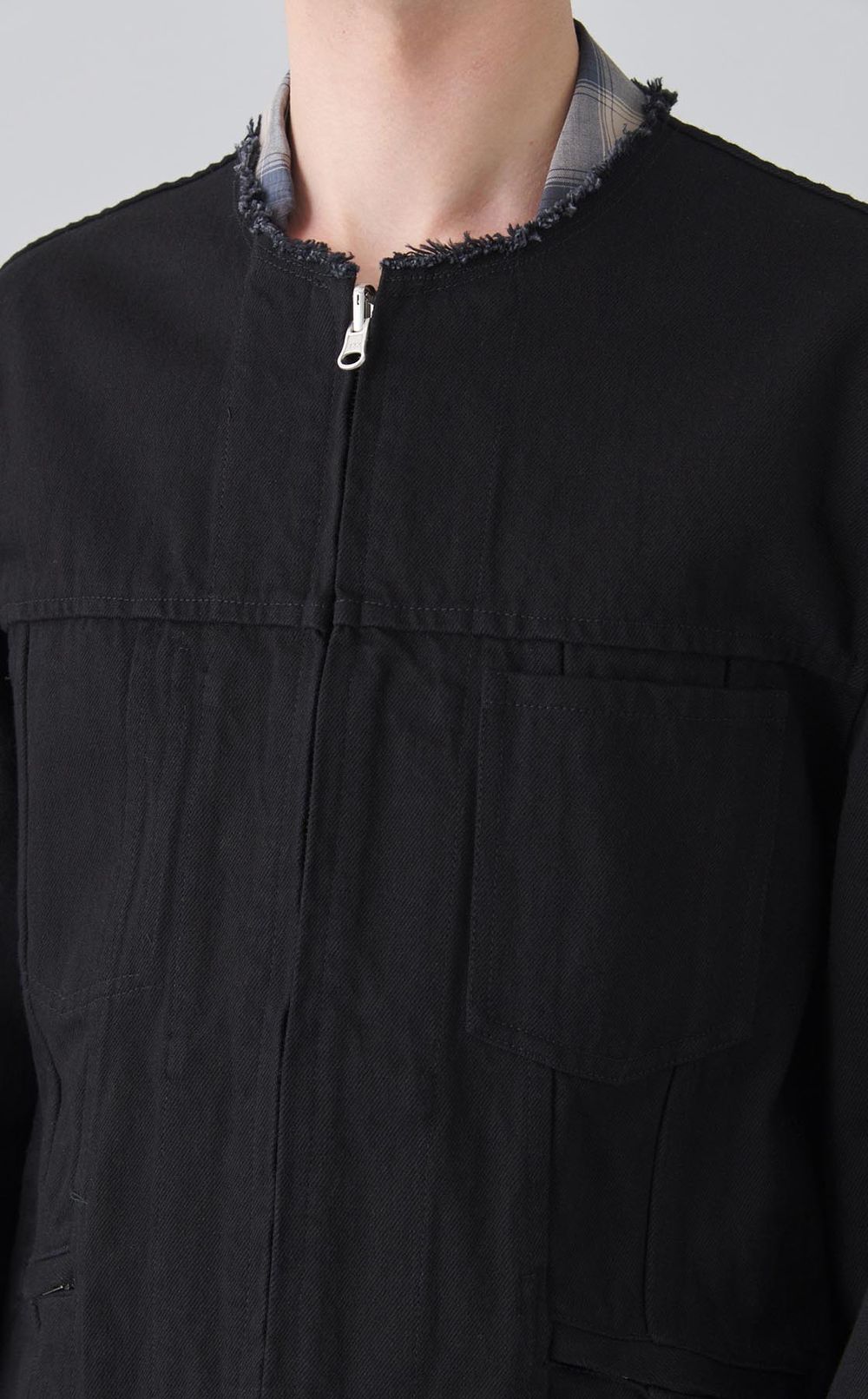 デニムリバーシブルブルゾン