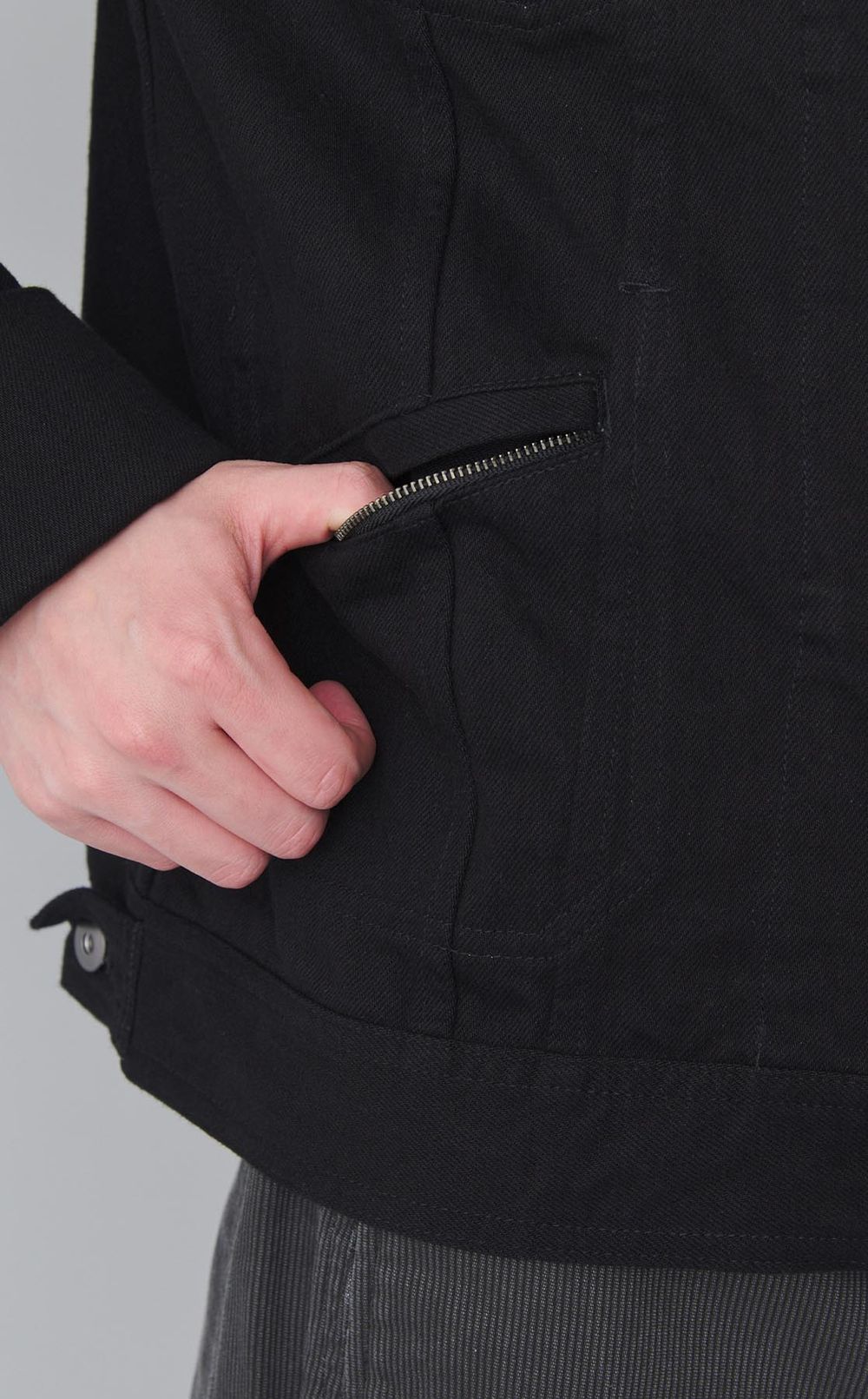 デニムリバーシブルブルゾン