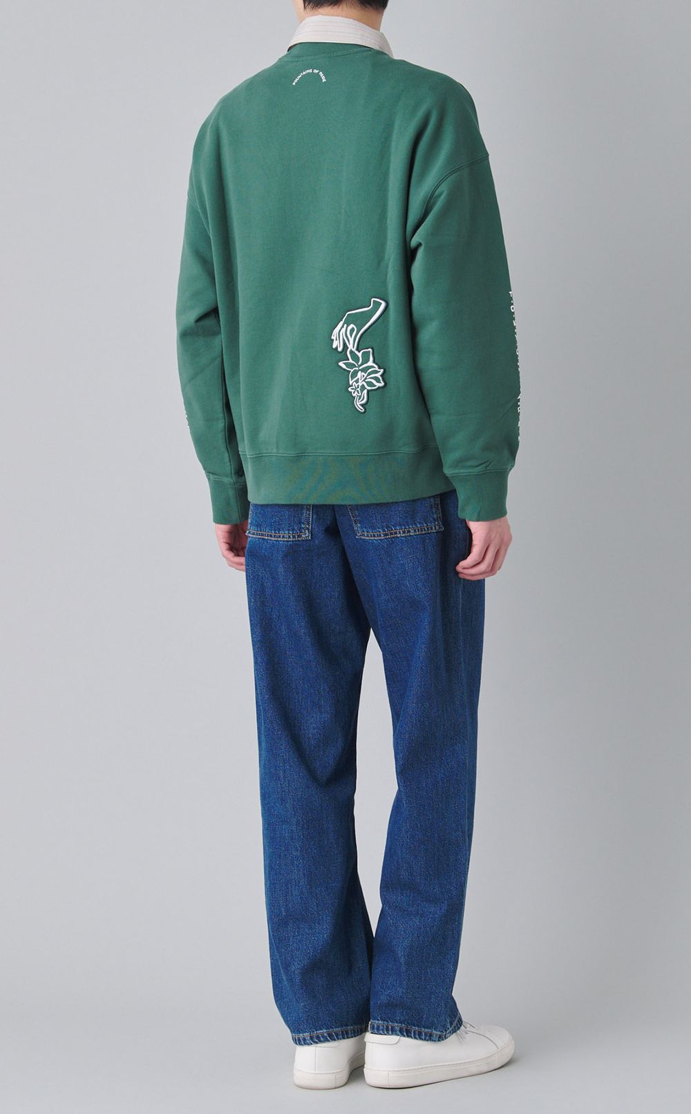 スタンプオーバーサイズスウェットシャツ