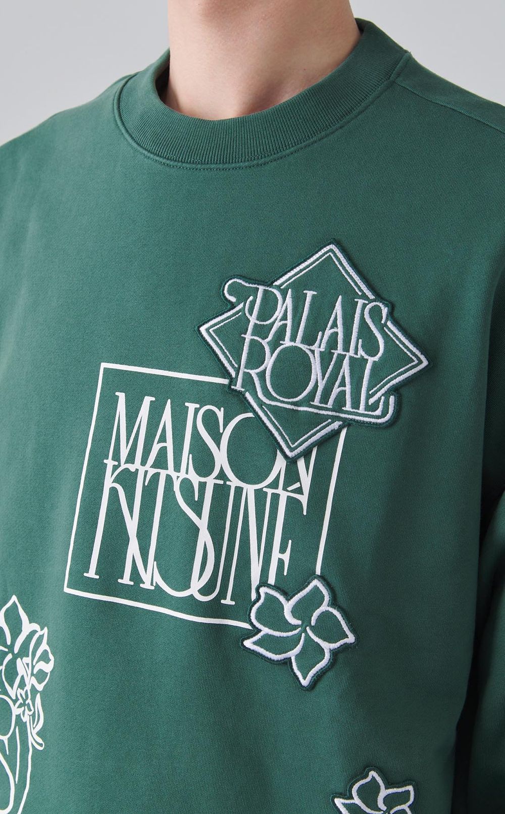 スタンプオーバーサイズスウェットシャツ