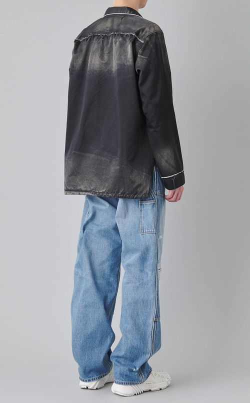 ラスティーサテンパジャマシャツ