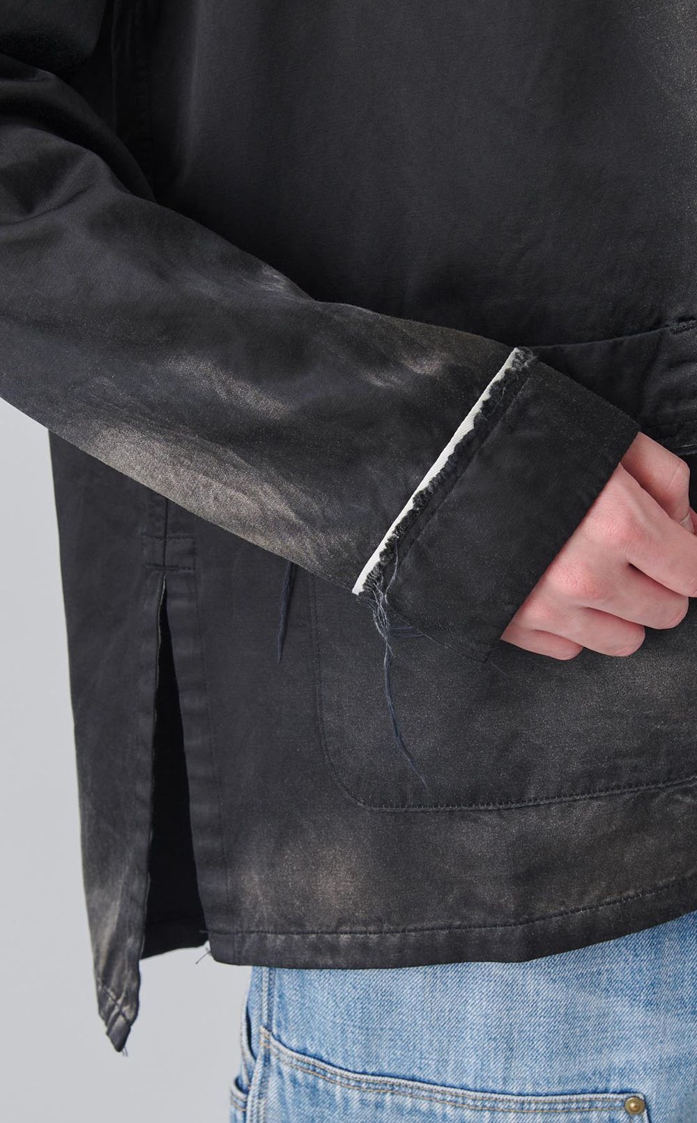 ラスティーサテンパジャマシャツ