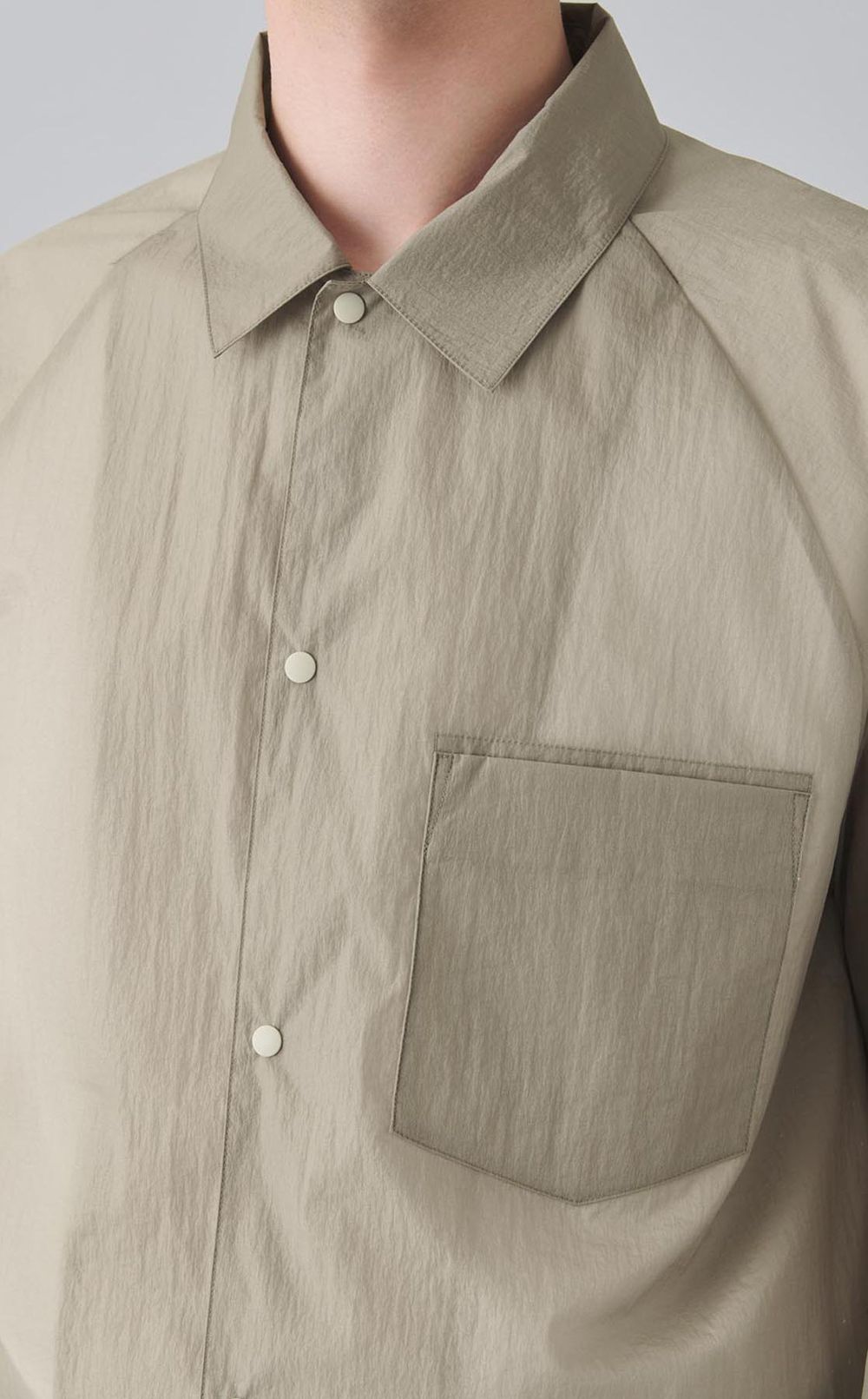 シアーナイロンウインドシャツ