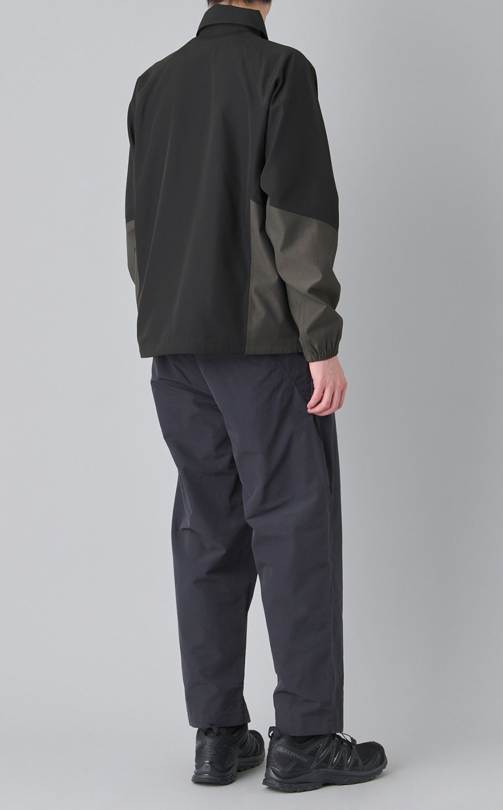 タフタバイカラーブルゾン