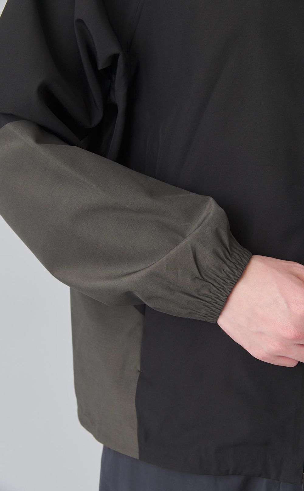 タフタバイカラーブルゾン