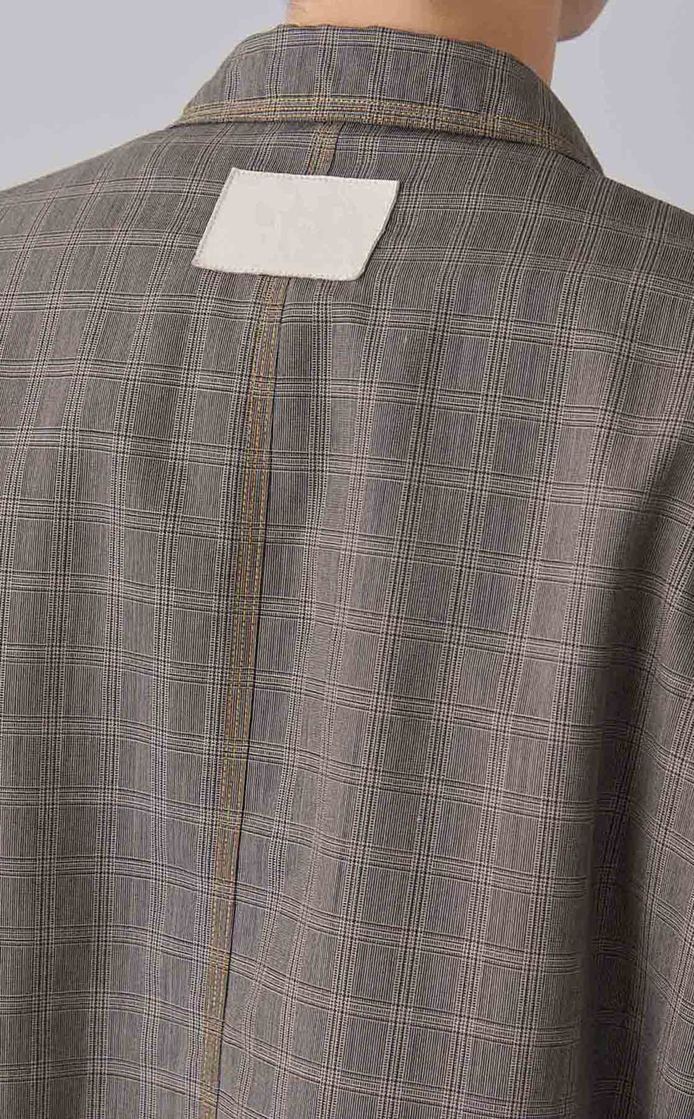 チェックリラックスダブルジャケット