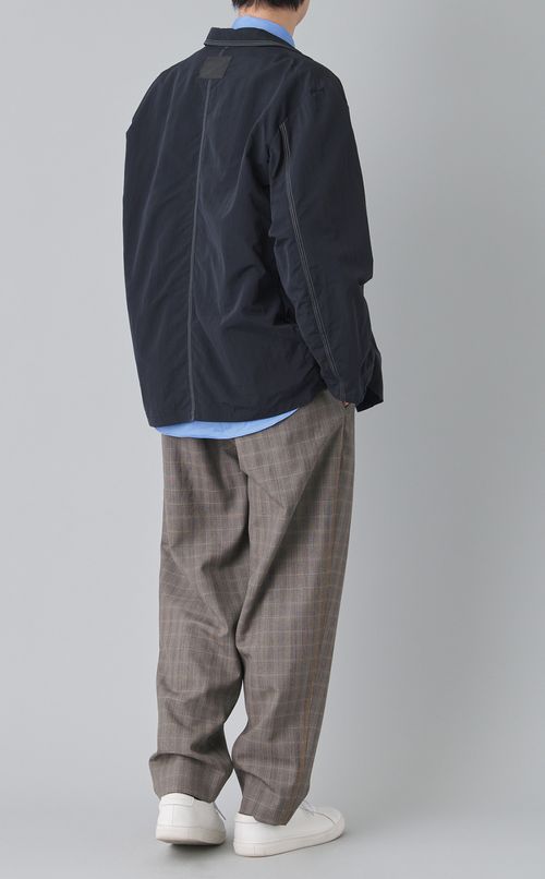 ナイロンリラックスダブルジャケット