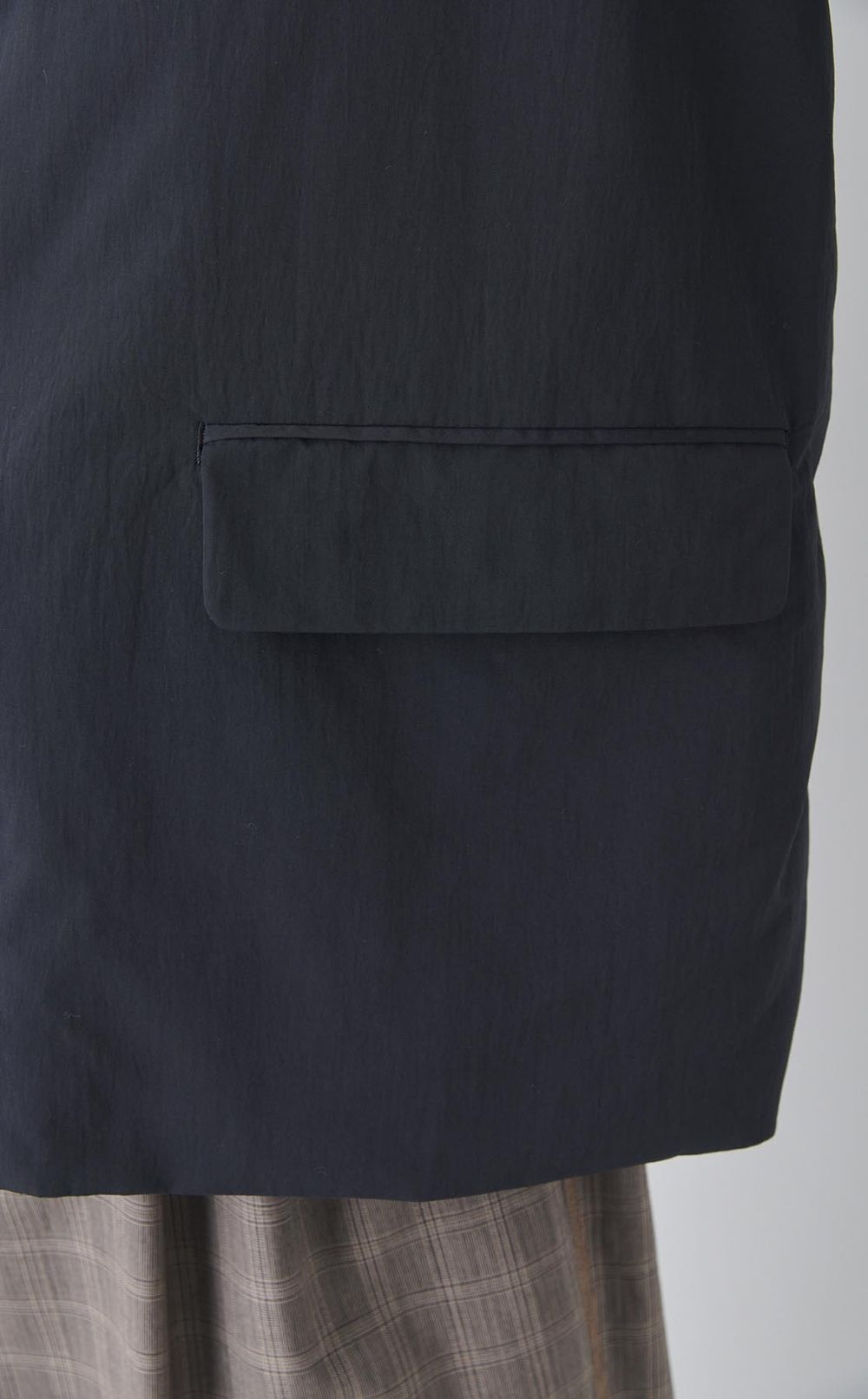 ナイロンリラックスダブルジャケット