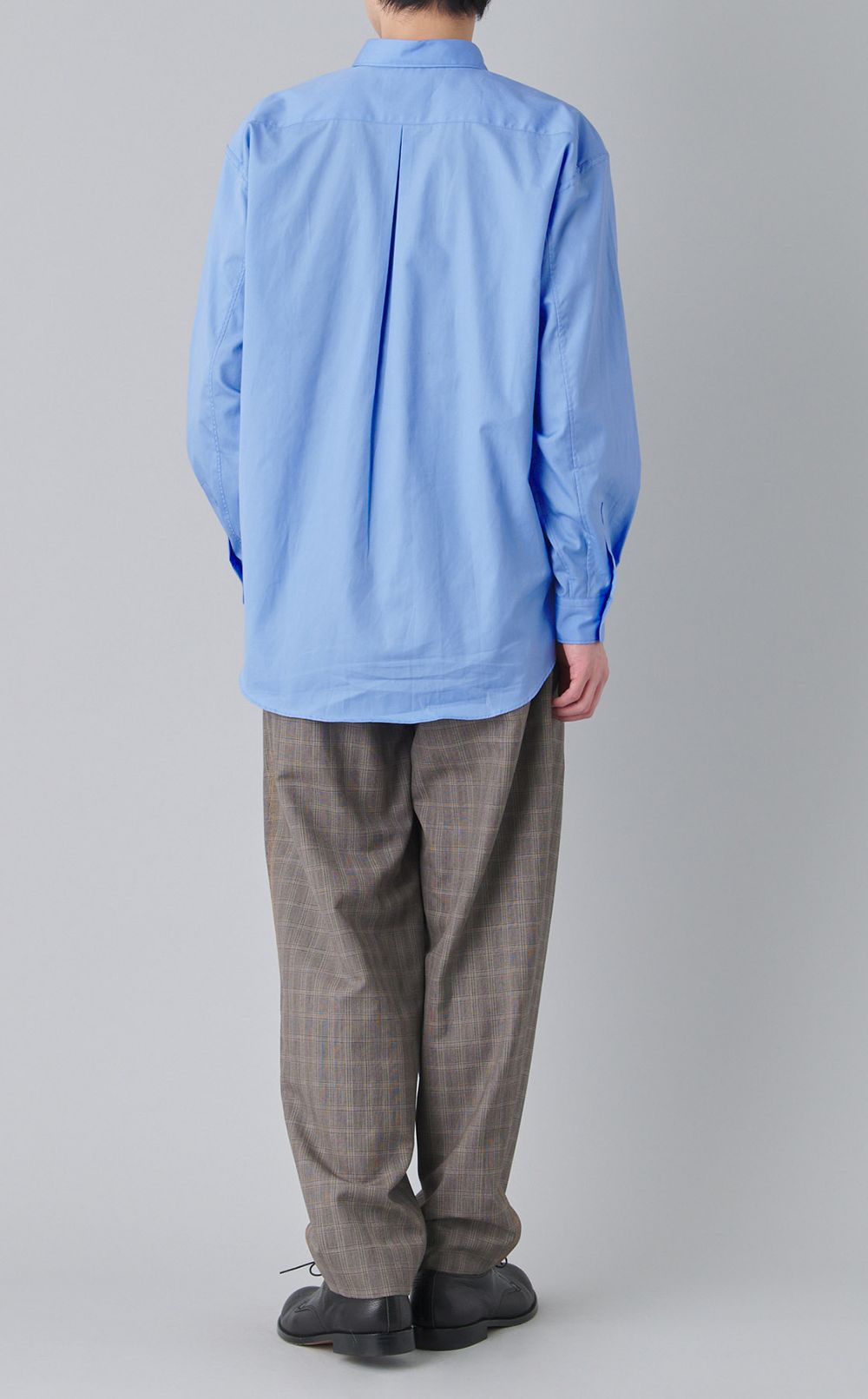 チェックリラックステーパードパンツ