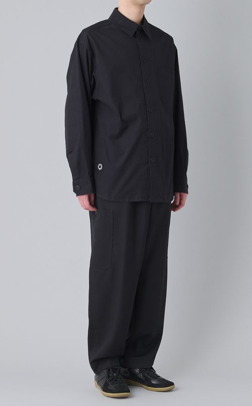 ボケフラワーベースボールシャツ