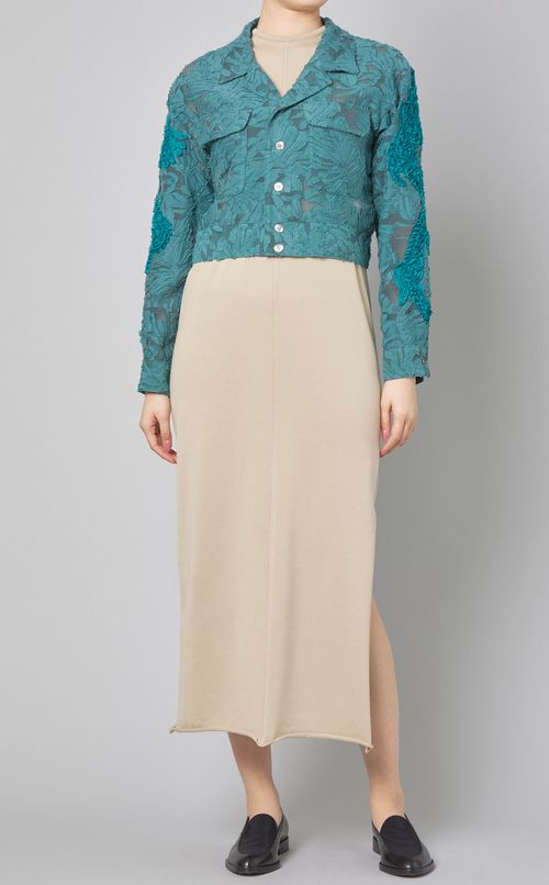 ノースリーブバックオープンワンピース