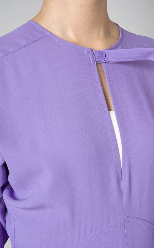 ナロータイウエスト切替ワンピース