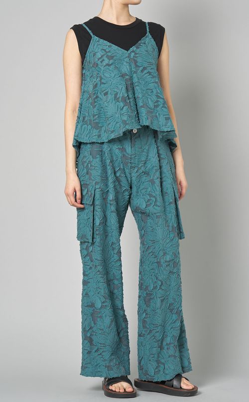 カットジャガードキャミソール