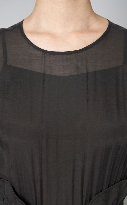 異素材コンビN3Bワンピース