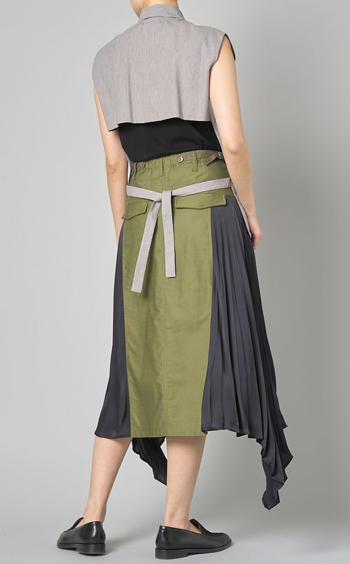 ストライプシャツジレ