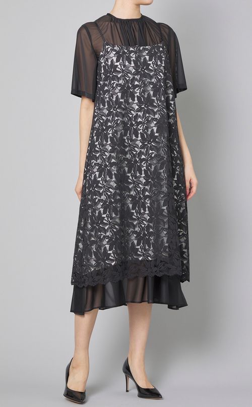 レースレイヤードシアードレス