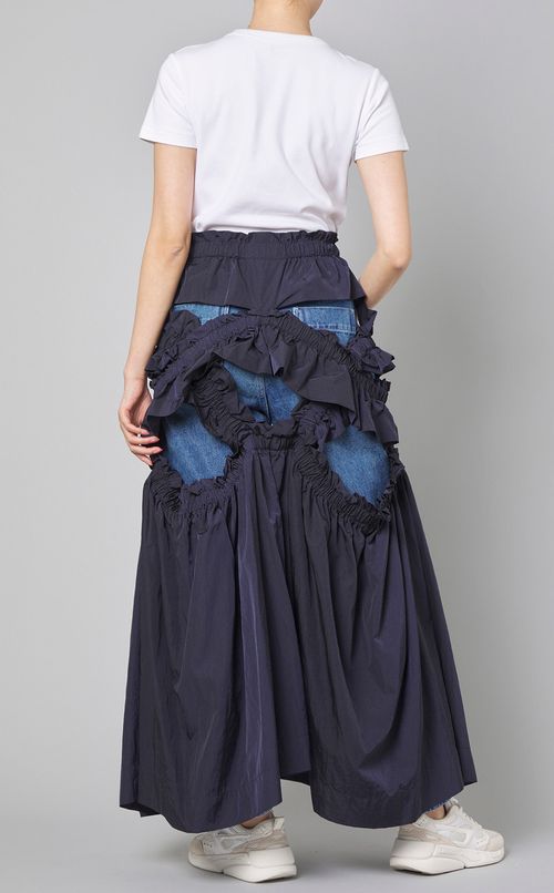 ナイロンタフタフリルスカート