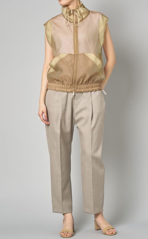 オーガンジーシアーベスト