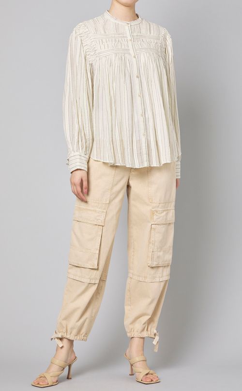 コッ卜ンシャンブレーカーゴパンツ