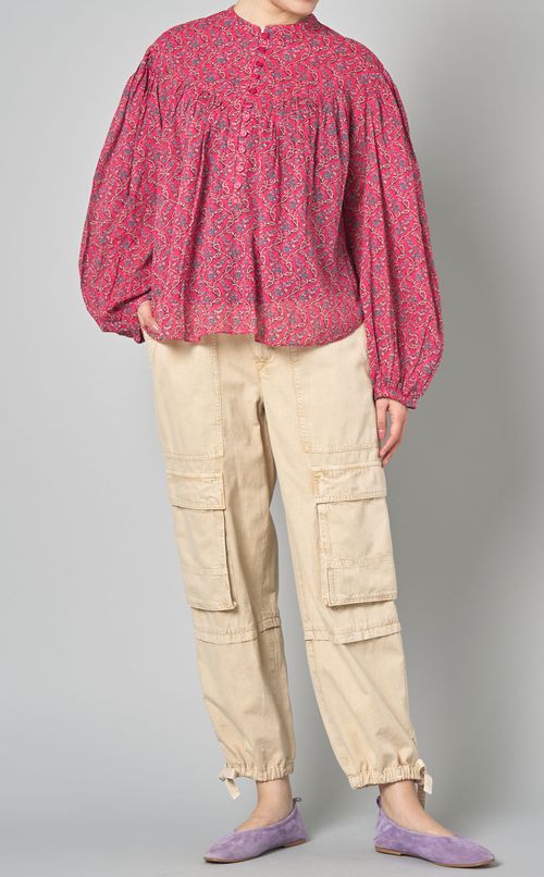 コッ卜ンシャンブレーカーゴパンツ