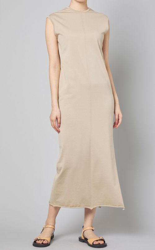 ノースリーブバックオープンワンピース