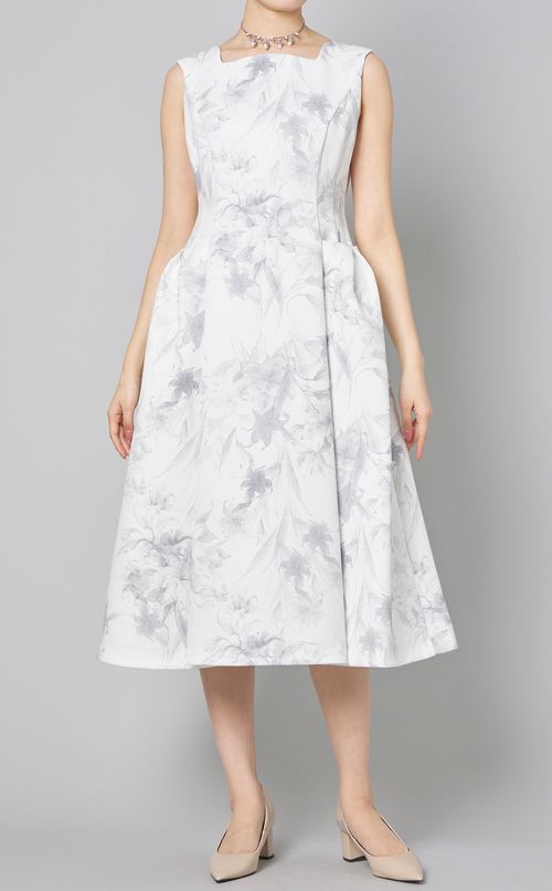 ガラスカボションパールチョーカー