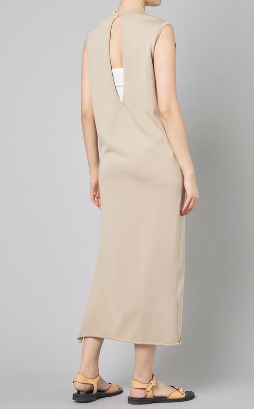 ノースリーブバックオープンワンピース