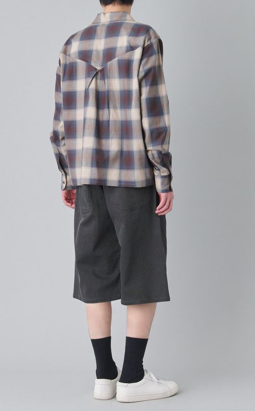 フェードピケロングショートパンツ