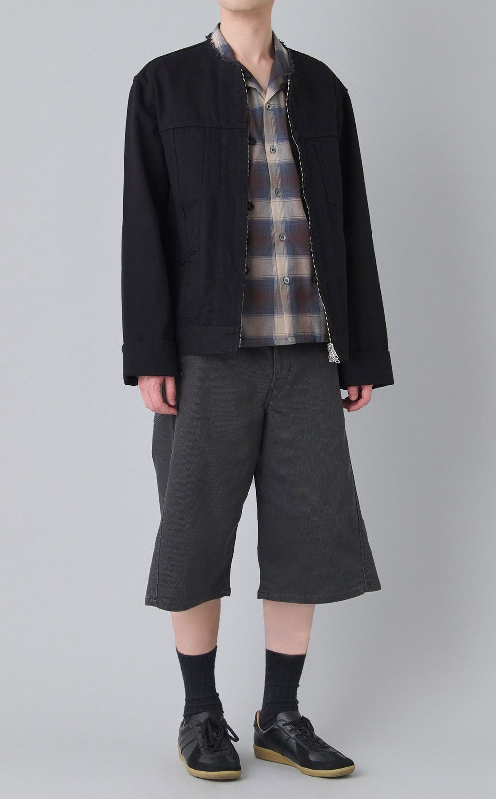 フェードピケロングショートパンツ