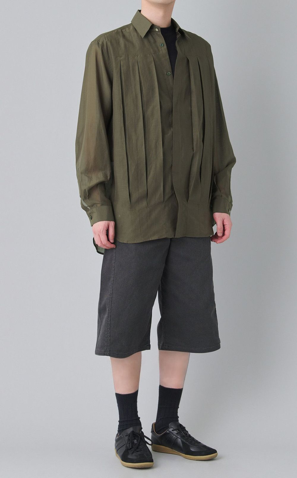 フェードピケロングショートパンツ