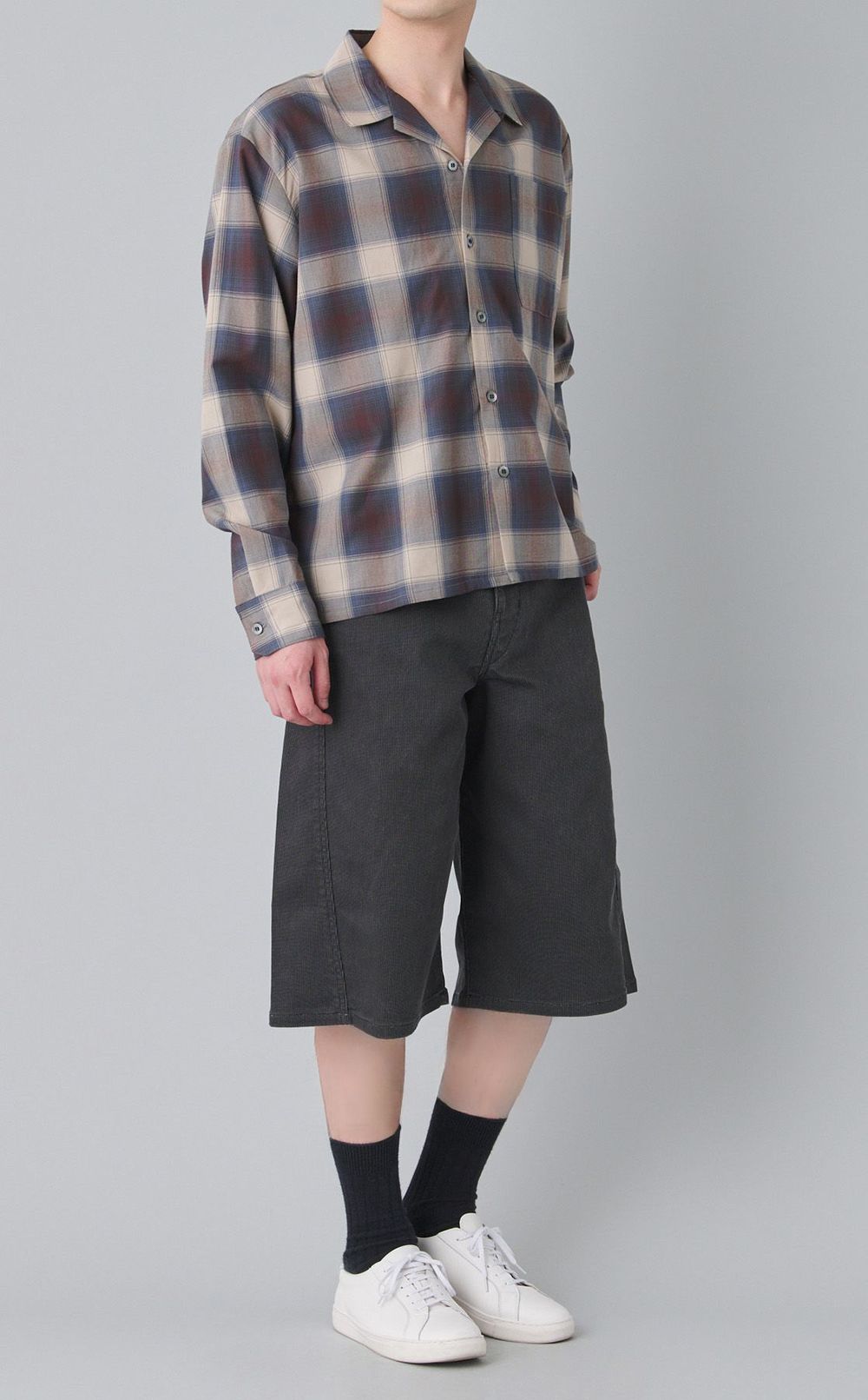 フェードピケロングショートパンツ