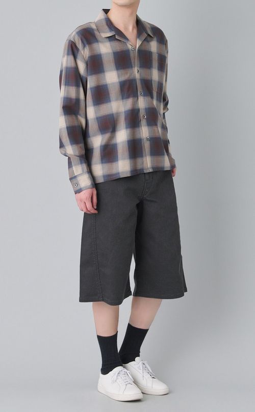 フェードピケロングショートパンツ