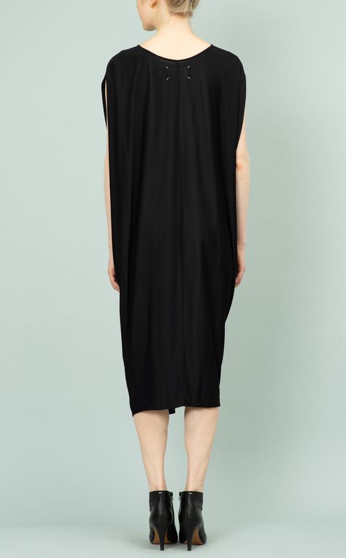 ドレープボートネックワンピース