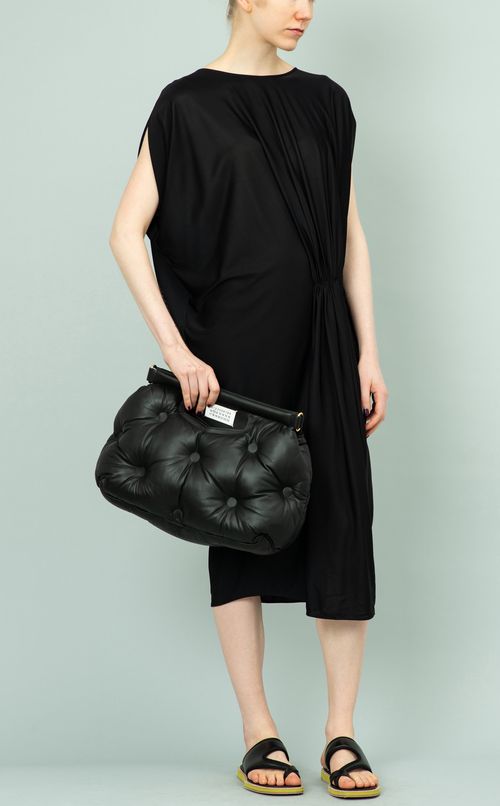 ドレープボートネックワンピース