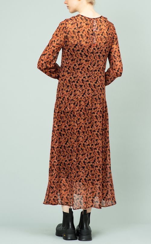 フラワープリントワンピース