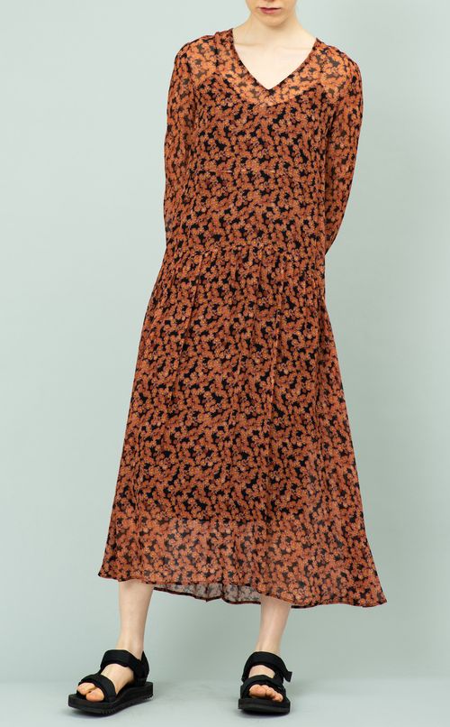 フラワープリントワンピース