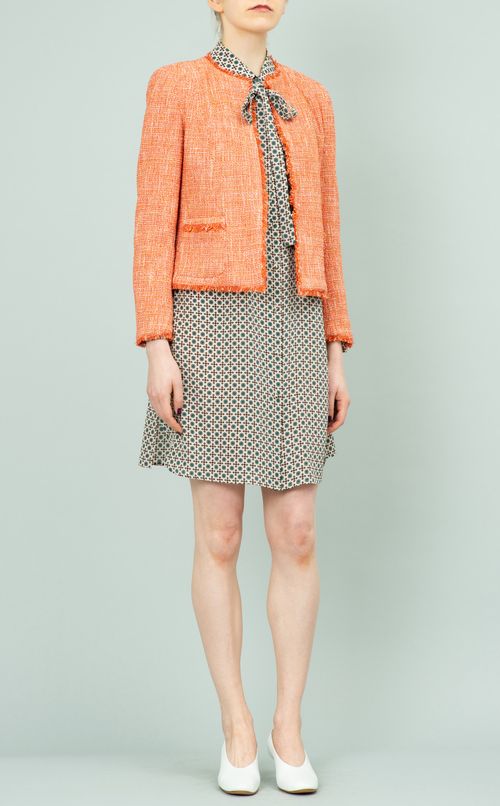 プリントシャツワンピース