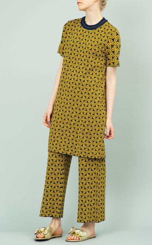 ボックスニットワンピース