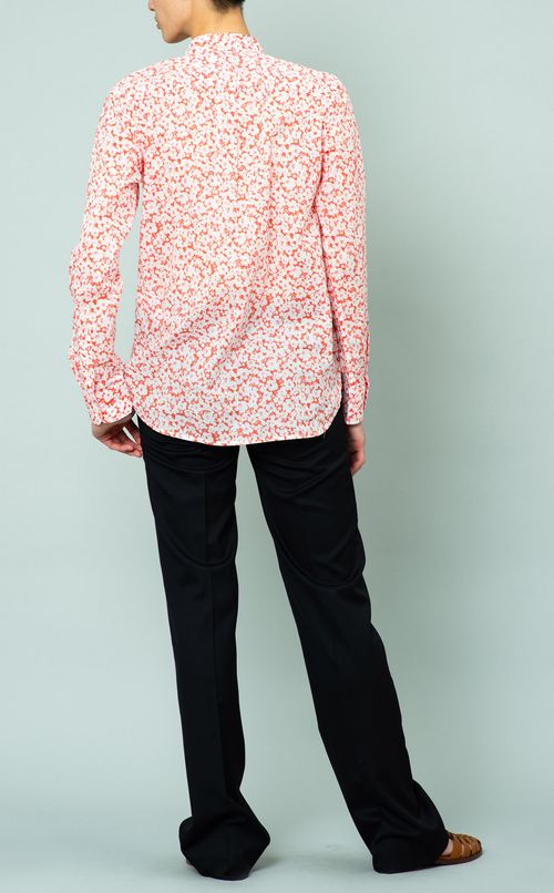 フラワープリントブラウス