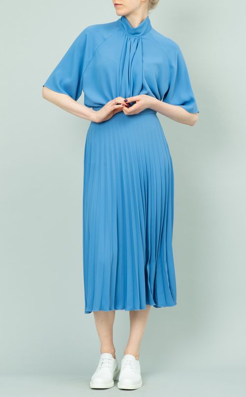 ギャザーハイネックブラウス