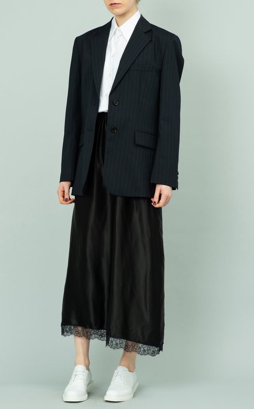 ピンストライプテーラードジャケット