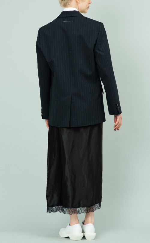 ピンストライプテーラードジャケット