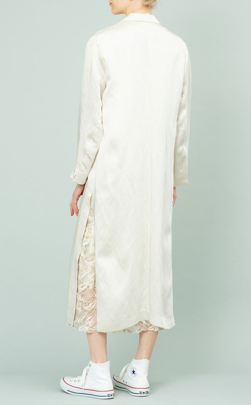 刺繍レースロングスカート