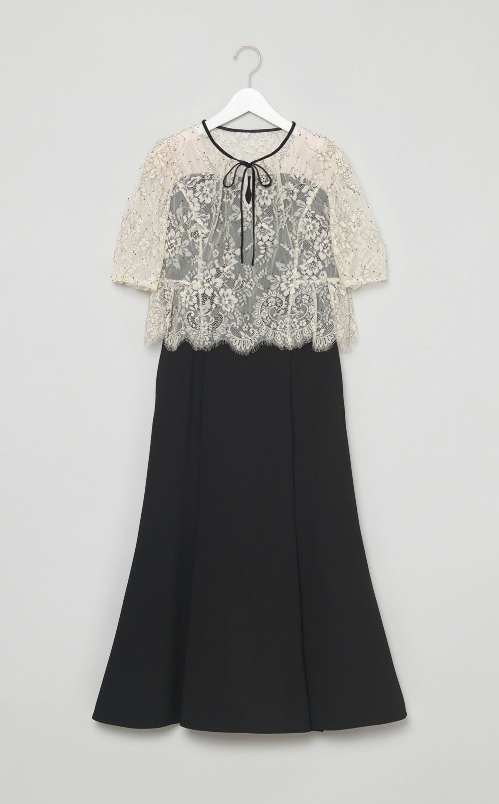 レースブラウスセットドレス