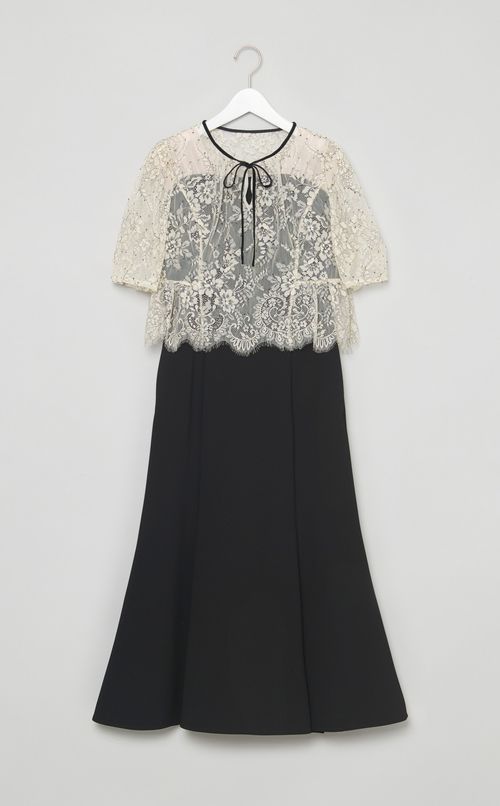 レースブラウスセットドレス