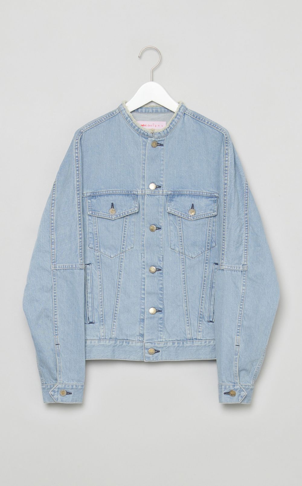 アーチスリーブデニムブルゾン